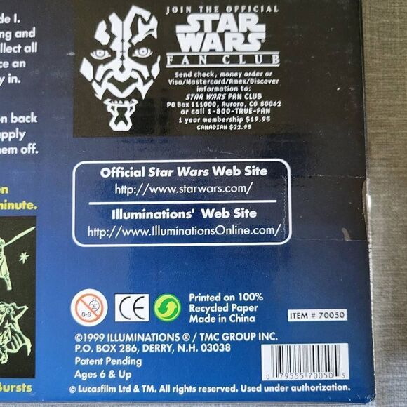 Star Wars Episode I Illuminations characters glow in the dark NIB 1999 - Picture 4 of 5